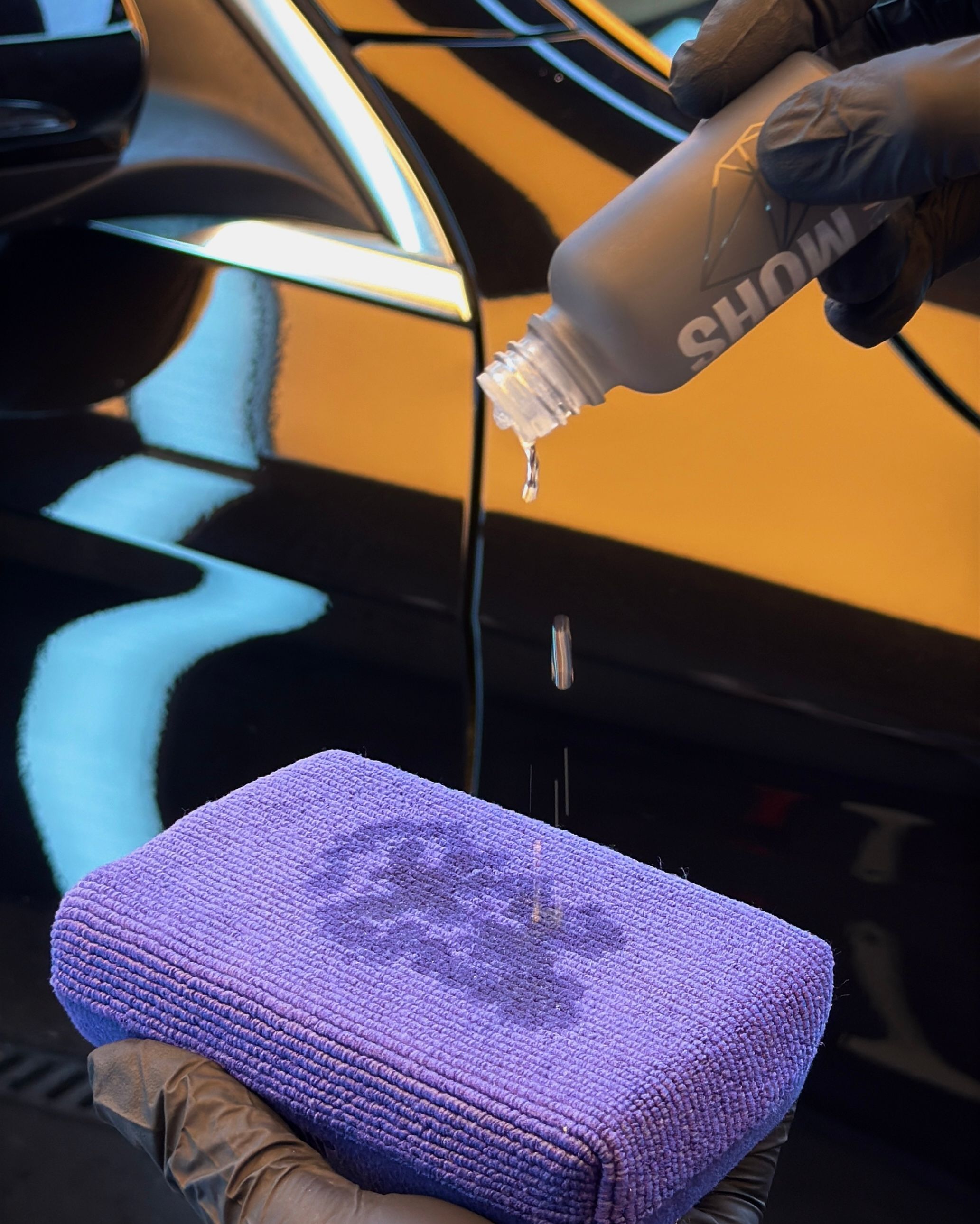 ceramic and wax coating